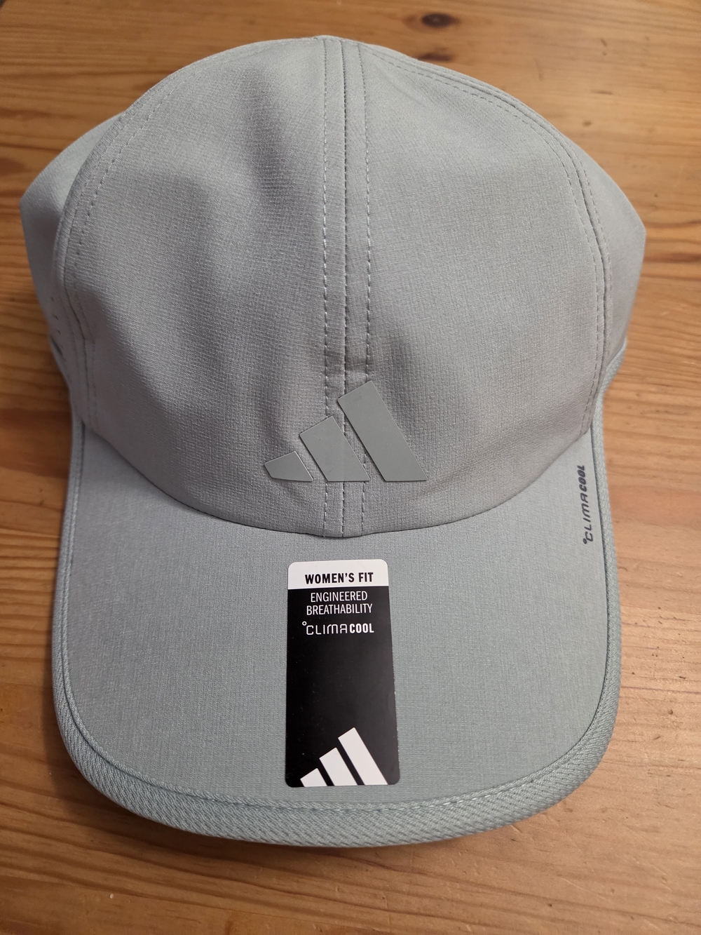 Adidas Women's Fit Climacool Light Gray Performance Cap